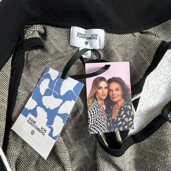 Diane Von Furstenberg for Target Vintage Weave Knit Midi Wrap Dress XXL New - Picture 3 of 9